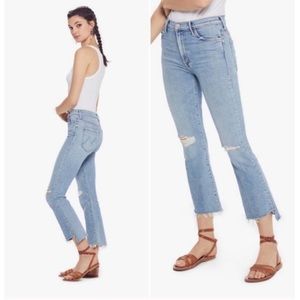 MOTHER Superior The Insider Crop Step Fray Jeans The Problem With Miracles